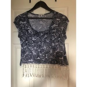 Ladies Fringe Top